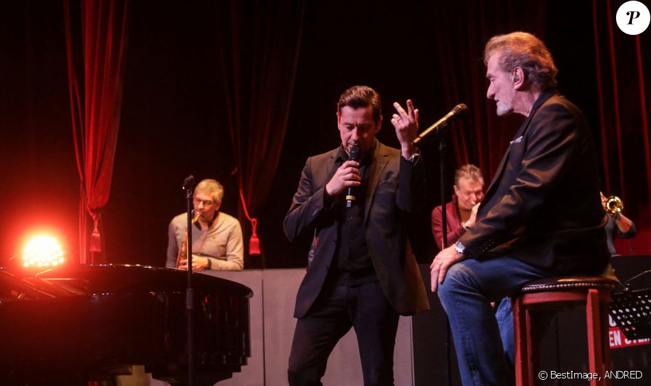 A Credit Et En Stereo Eddy Mitchell Laurent Gerra Laurent Gerra et Eddy Mitchell copains complices pour partager la scène