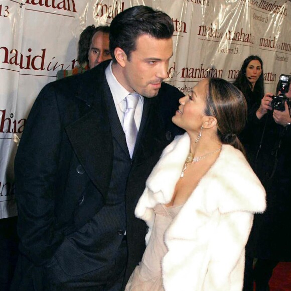 Jennifer Lopez et Ben Affleck en décembre 2002.