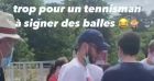Vianney s'offre un bain de foule à Roland Garros.