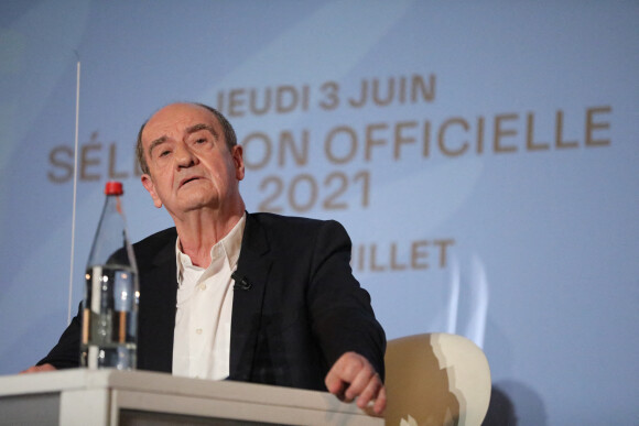 Pierre Lescure - Conférence de presse d'annonce de la sélection officielle du 74e festival de Cannes au cinéma UGC Normandie à Paris, le 3 juin 2021. © Dominique Jacovides / Bestimage