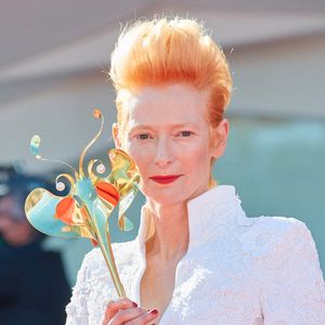 Tilda Swinton - Red carpet du film "Amants" lors de la 77e édition du Festival international du film de Venise, la Mostra. Le 3 septembre 2020.