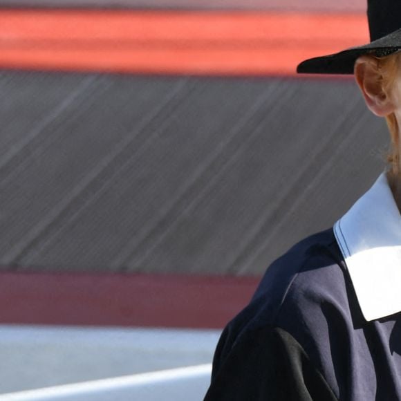 Tilda Swinton - Arrivée au Lido lors de la 77e édition du Festival international du film de Venise, la Mostra. Le 4 septembre 2020.