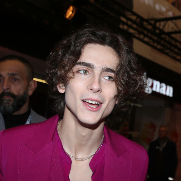 Timothée Chalamet - Sortie de la première du film "Les Filles du Docteur March" à Paris, le 12 décembre 2019.