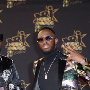 Maitre Gims et Dadju - 20ème cérémonie des NRJ Music Awards au Palais des Festivals à Cannes. Le 10 novembre 2018 © Christophe Aubert via Bestimage 