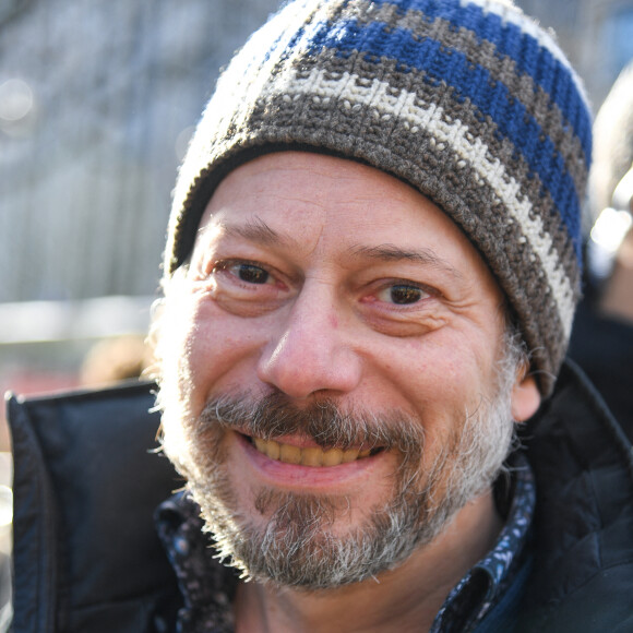 Mathieu Amalric - Déjeuner des nommés pour la 43e cérémonie des César 2018 au restaurant Fouquet's à Paris. © Lionel Urman/Bestimage