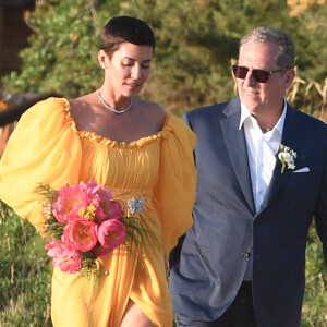 Exclusif - Mariage de Cristina Cordula et Frédéric Cassin au site historique du phare de Punta Carena à Capri, Italie.