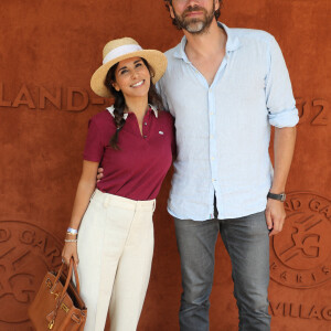 Reem Kherici et son mari Gilles Lemaire au village des Internationaux de France de Roland-Garros à Paris le 9 juin 2021. © Dominique Jacovides / Bestimage