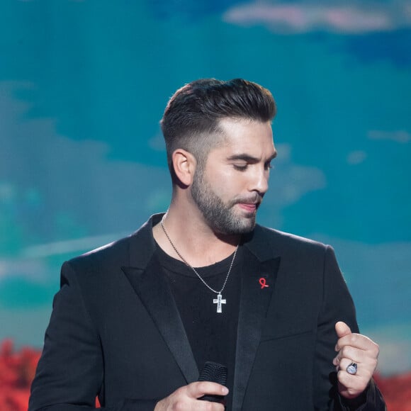 Exclusif - Kendji Girac - Enregistrement de l'émission "Sidaction, ensemble contre le Sida - Merci Line" au Paradis Latin à Paris, le 1er mars 2021. © C.Guirec-C.Moreau / Bestimage