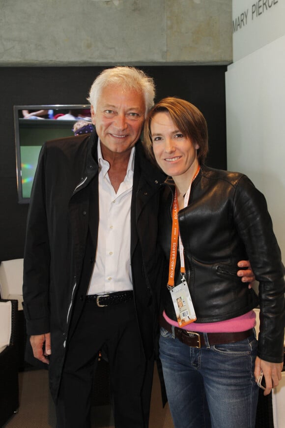 Laurent Boyer et Justine Henin en 2012.