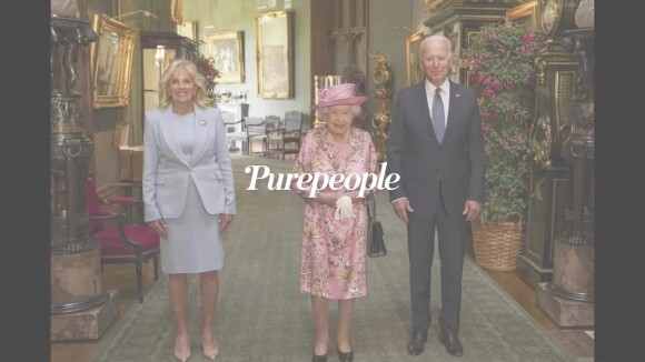 Reine Elizabeth, son thé avec Joe et Jill Biden : tenue florale et accessoire symbolique