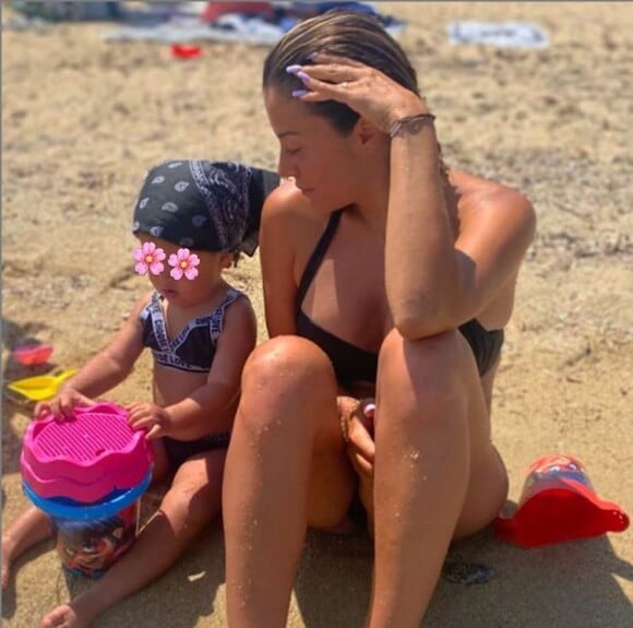 Anaïs Camizuli et sa fille Kessi, le 13 juin 2021