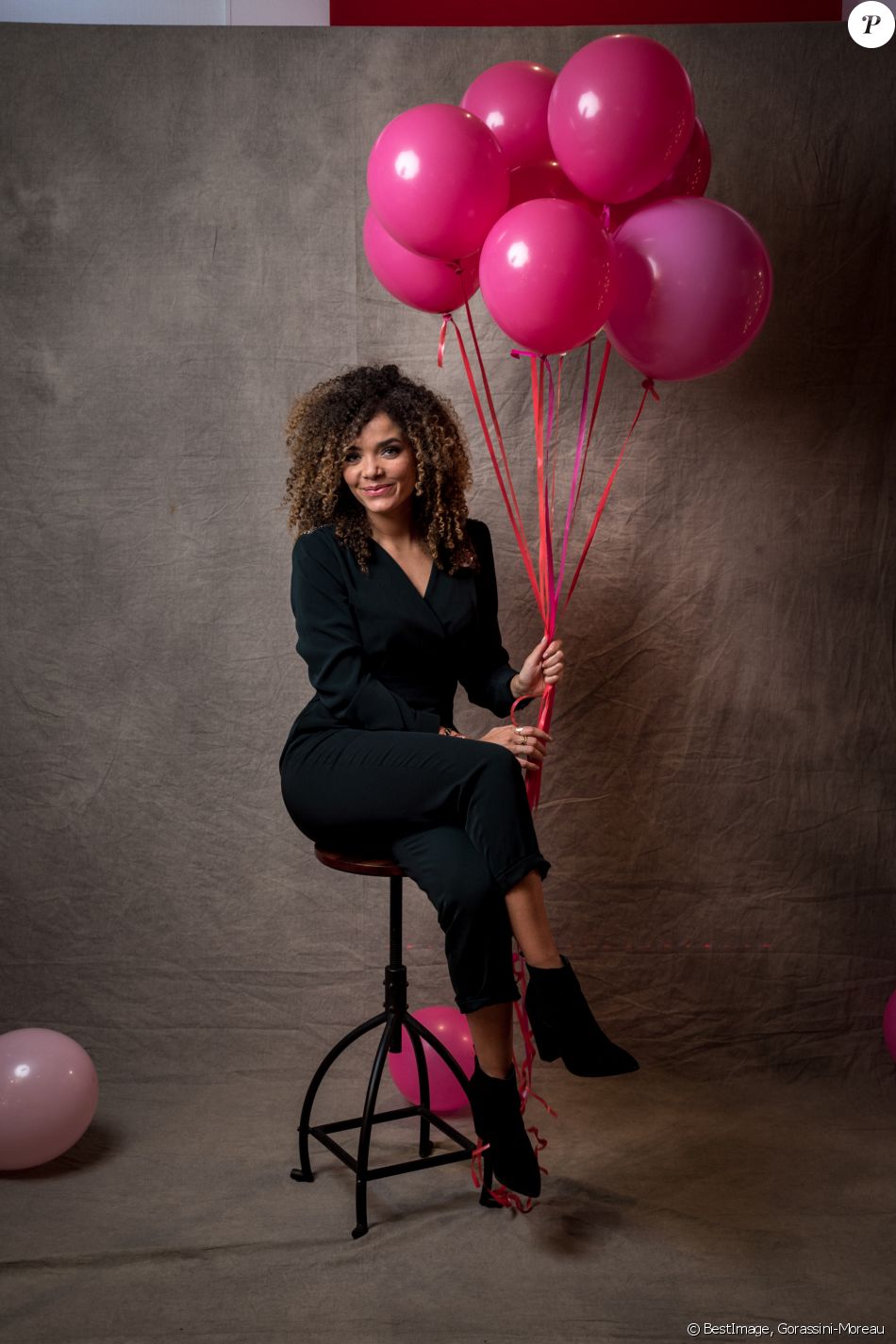 Exclusif - Anais Grangerac - Studio - Enregistrement de l'émission "Tout Le Monde Chante Contre Le Cancer, Les Stars Relèvent Le Défi" au Palais Des Congrès à Paris, diffusée le 1er janvier 2018 à 21h sur W9. Le 5 décembre 2017. © Gorassini-Moreau / Bestimage