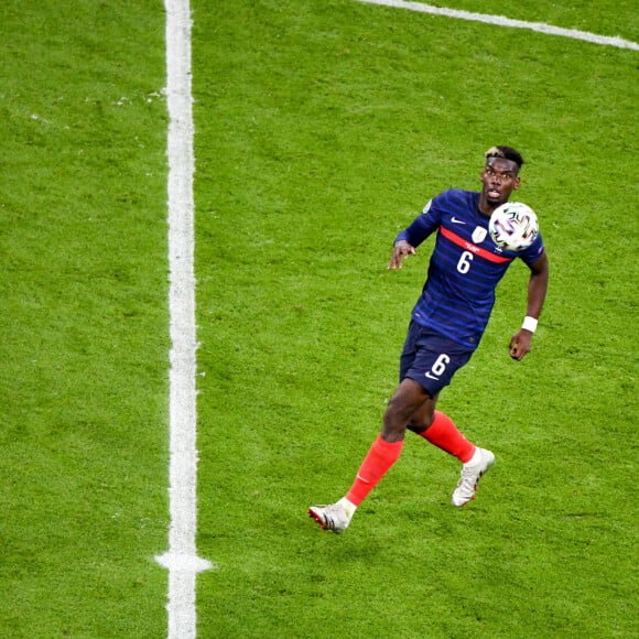 Paul Pogba lors du match de l'UEFA Euro 2020 opposant l'Allemagne à la France au stade Allianz Arena à Munich, Allemagne, le 15 juin 2021. © Anthony Bibard/Panoramic/Bestimage