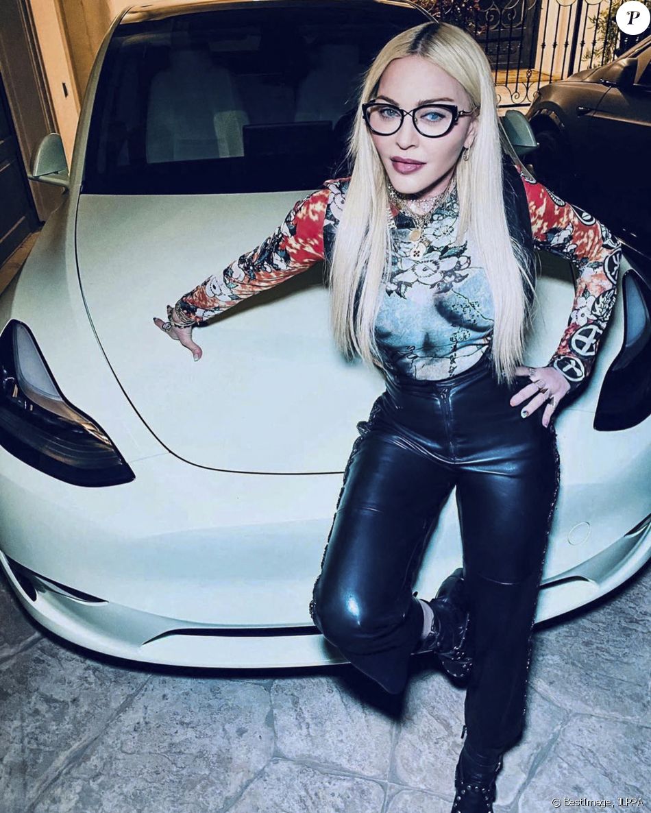 Capture d'écran de la nouvelle photo postée par Madonna sur Instagram. le 27 avril 2021 © JLPPA/Bestimage