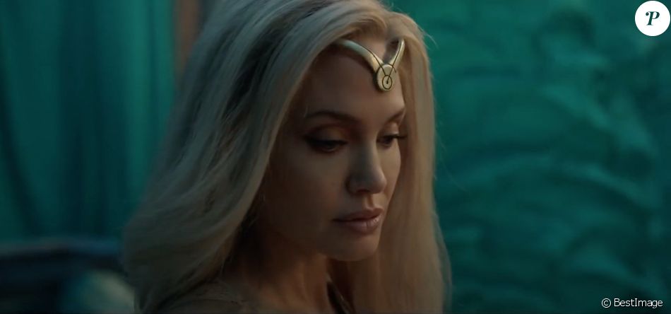 Angelina Jolie dans la bande-annonce du nouveau film Marvel "Eternals". Le 24 mai 2021.