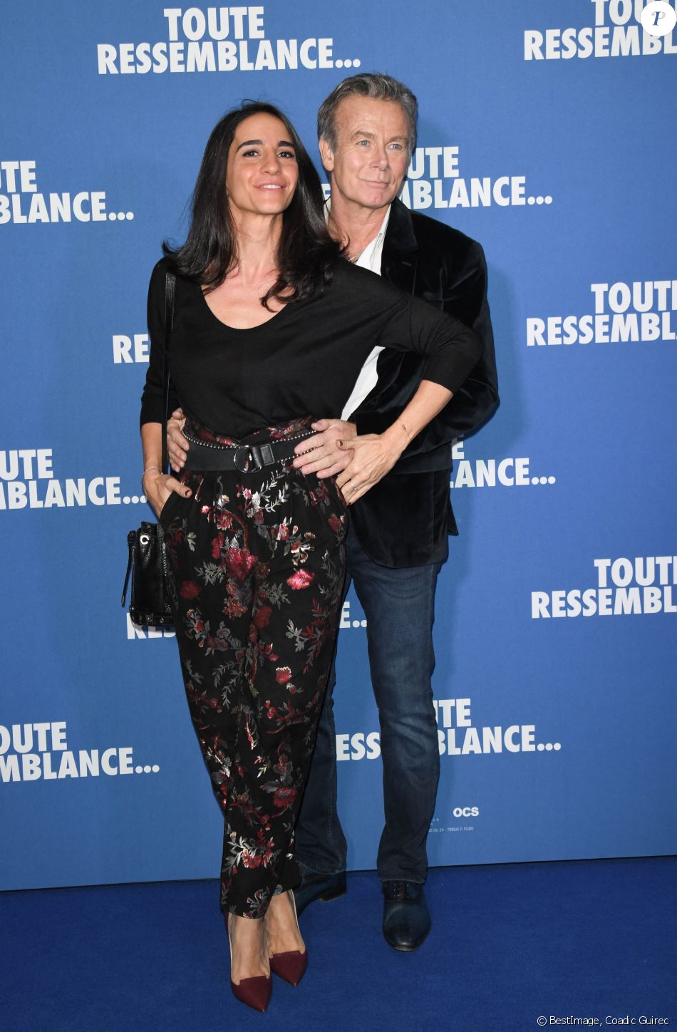 Franck Dubosc et sa femme Danièle - Avant-première du film "Toute ressemblance..." au cinéma UGC Ciné Cité Les Halles à Paris, le 25 novembre 2019. © Coadic Guirec/Bestimage