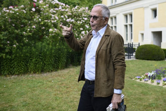 Fabrice Luchini visite la maison natale de Jean de La Fontaine à Château-Thierry, le 17 juin 2021. © Eliot Blondet / Pool / Bestimage