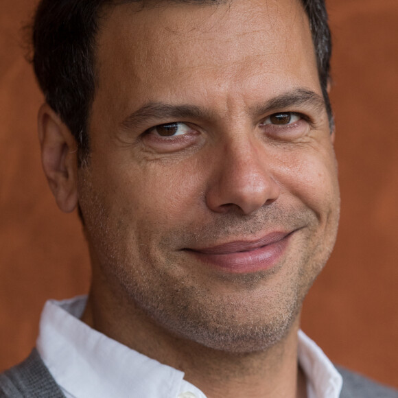 Laurent Lafitte - Les célébrités au village des Internationaux de Tennis de Roland Garros à Paris, le 10 juin 2018. © Jacovides/Moreau/Bestimage