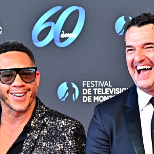 Les membres du Jury Fiction JoeyStarr (Joey Starr) et Arnaud Ducret lors de la soirée d'ouverture du 60ème Festival de Télévision de Monte-Carlo au Grimaldi Forum à Monaco, le 18 juin 2021. Créé en 1961 par le Prince Rainier III de Monaco, le Festival de Télévision de Monte-Carlo présente, depuis plus d'un demi-siècle, les tendances du petit écran et anticipe les révolutions du secteur. © Bruno Bébert/Bestimage