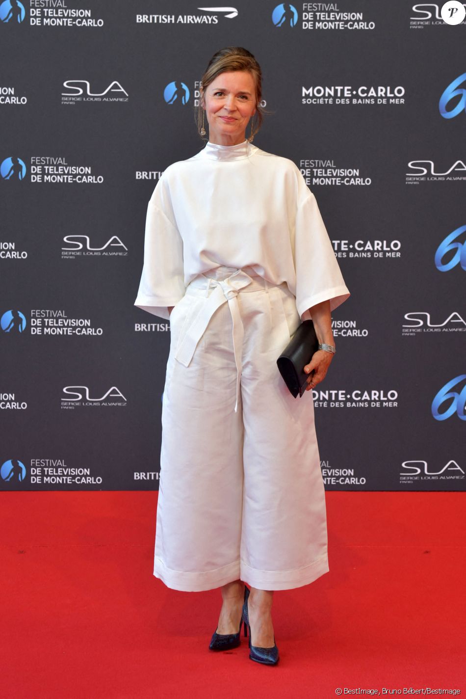 Caroline Proust lors de la soirée d'ouverture du 60ème Festival de Télévision de Monte-Carlo au Grimaldi Forum à Monaco, le 18 juin 2021. Créé en 1961 par le Prince Rainier III de Monaco, le Festival de Télévision de Monte-Carlo présente, depuis plus d'un demi-siècle, les tendances du petit écran et anticipe les révolutions du secteur. © Bruno Bébert/Bestimage