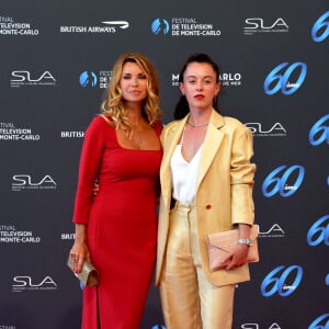 Ingrid Chauvin et Camille Genau lors de la soirée d'ouverture du 60ème Festival de Télévision de Monte-Carlo au Grimaldi Forum à Monaco, le 18 juin 2021. Créé en 1961 par le Prince Rainier III de Monaco, le Festival de Télévision de Monte-Carlo présente, depuis plus d'un demi-siècle, les tendances du petit écran et anticipe les révolutions du secteur. © Bruno Bébert/Bestimage