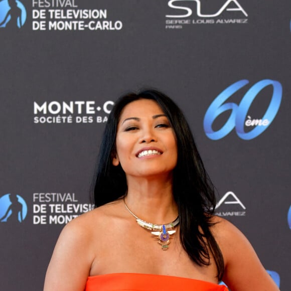 Anggun lors de la soirée d'ouverture du 60ème Festival de Télévision de Monte-Carlo au Grimaldi Forum à Monaco, le 18 juin 2021. Créé en 1961 par le Prince Rainier III de Monaco, le Festival de Télévision de Monte-Carlo présente, depuis plus d'un demi-siècle, les tendances du petit écran et anticipe les révolutions du secteur. © Bruno Bébert/Bestimage