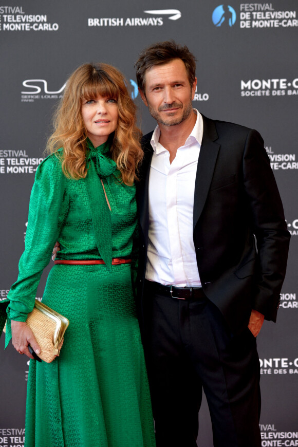 Gwendoline Hamon et Alexandre Varga lors de la soirée d'ouverture du 60ème Festival de Télévision de Monte-Carlo au Grimaldi Forum à Monaco, le 18 juin 2021. Créé en 1961 par le Prince Rainier III de Monaco, le Festival de Télévision de Monte-Carlo présente, depuis plus d'un demi-siècle, les tendances du petit écran et anticipe les révolutions du secteur. © Bruno Bébert/Bestimage