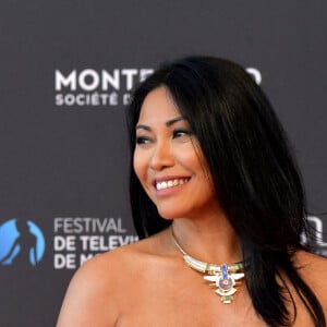 Anggun - Soirée d'ouverture du 60e Festival de Télévision de Monte-Carlo au Grimaldi Forum à Monaco, le 18 juin 2021. © Bruno Bébert/Bestimage