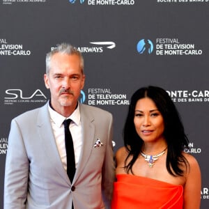 Anggun et son mari Christian Kretschmar - Soirée d'ouverture du 60e Festival de Télévision de Monte-Carlo au Grimaldi Forum à Monaco, le 18 juin 2021. © Bruno Bébert/Bestimage