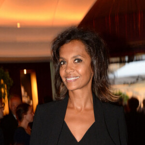 Karine Le Marchand - Inauguration du nouveau lieu éphémère végétal "Le jardin de Joy" sur la terrasse de l'hôtel Barrière Le Fouquet's à Paris le 7 juin 2018. © Coadic Guirec-Rahid Bellak/Bestimage