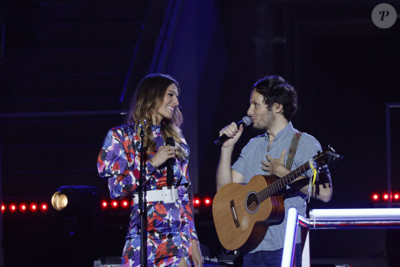 Exclusif - Vianney et Laury Thilleman - Enregistrement de l'émission "Fête de la musique à Roland Garros" à Paris, diffusée sur France 2 en direct le 21 juin © Cyril Moreau / Bestimage