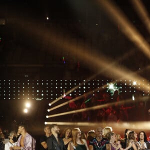 Exclusif - Laury Thilleman et Garou - Enregistrement de l'émission "Fête de la musique à Roland Garros" à Paris, diffusée sur France 2 en direct le 21 juin © Cyril Moreau / Bestimage