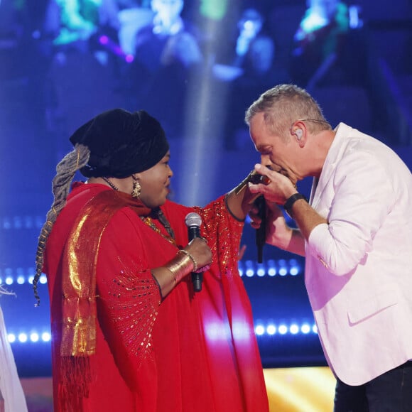 Exclusif - Garou et Bibie - Enregistrement de l'émission "Fête de la musique à Roland Garros" à Paris, diffusée sur France 2 en direct le 21 juin © Cyril Moreau / Bestimage