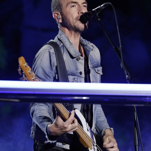 Exclusif - Calogero - Enregistrement de l'émission "Fête de la musique à Roland Garros" à Paris, diffusée sur France 2 en direct le 21 juin © Cyril Moreau / Bestimage