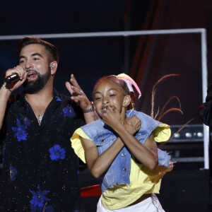 Exclusif - Kendji Girac et Soolking - Enregistrement de l'émission "Fête de la musique à Roland Garros" à Paris, diffusée sur France 2 en direct le 21 juin © Cyril Moreau / Bestimage
