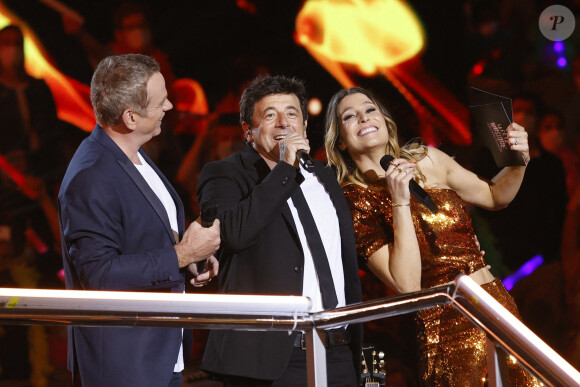 Exclusif - Patrick Bruel, Laury Thilleman, Garou - Enregistrement de l'émission "Fête de la musique à Roland Garros" à Paris, diffusée sur France 2 en direct le 21 juin © Cyril Moreau / Bestimage