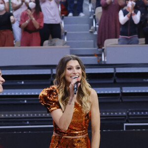 Exclusif - Patrick Hernandez, Laury Thilleman et Garou - Enregistrement de l'émission "Fête de la musique à Roland Garros" à Paris, diffusée sur France 2 en direct le 21 juin © Cyril Moreau / Bestimage