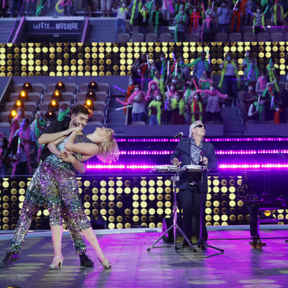 Exclusif - Gilbert Montagné - Enregistrement de l'émission "Fête de la musique à Roland Garros" à Paris, diffusée sur France 2 en direct le 21 juin © Cyril Moreau / Bestimage