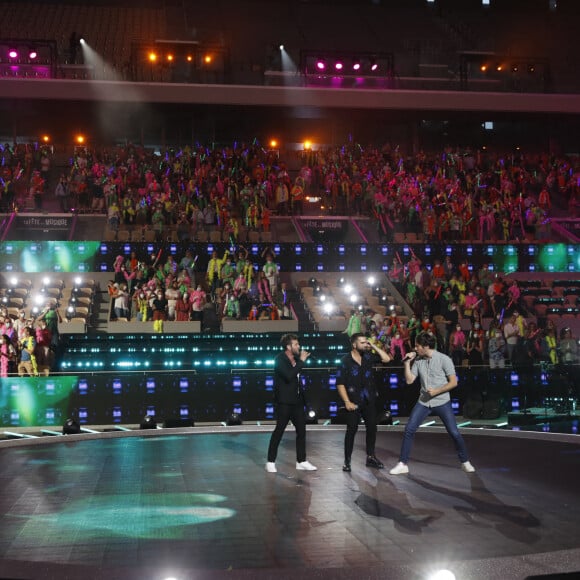 Exclusif - Kendji Girac, Vianney, Claudio Capeo - Enregistrement de l'émission "Fête de la musique à Roland Garros" à Paris, diffusée sur France 2 en direct le 21 juin © Cyril Moreau / Bestimage