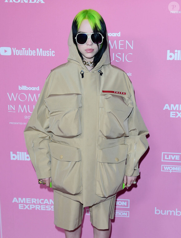 Billie Eilish à la soirée Billboard Women In Music 2019 dans le quartier de Hollywood à Los Angeles, le 12 décembre 2019