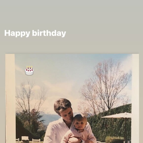 Le prince Emmanuel-Philibert de Savoie et sa fille la princesse Vittoria, sur Instagram le 22 juin 2021.