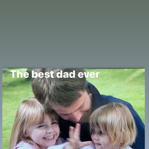 Le prince Emmanuel-Philibert de Savoie et ses filles Vittoria et Luisa, sur Instagram, le 22 juin 2021.