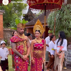 Vincent Queijo et Rym se sont mariés à Bali, le 23 juin 2021