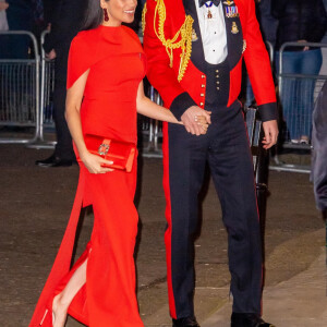 Le prince Harry, duc de Sussex, et Meghan Markle, duchesse de Sussex assistent au festival de musique de Mountbatten au Royal Albert Hall de Londres, Royaume Uni, le 7 mars 2020.