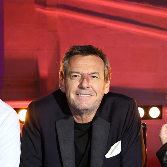 Exclusif -  Vincent Niclo, Jean-Luc Reichmann et Hélène Ségara - Backstage de l'enregistrement de l'émission "La chanson challenge" au Château de Chambord, qui sera diffusée le 26 juin sur TF1   © Gaffiot-Moreau / Bestimage 