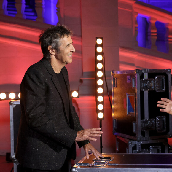 Exclusif - Gad Elmaleh et Julien Clerc - Backstage de l'enregistrement de l'émission "La chanson challenge" au Château de Chambord, qui sera diffusée le 26 juin sur TF1 © Gaffiot-Moreau / Bestimage 