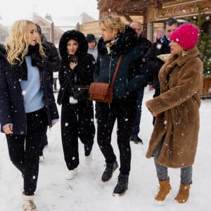 Alexandra Lamy et sa fille Chloé Jouannet, Audrey Lamy - 22e Festival International du Film de Comédie de l'Alpe d'Huez. Le 18 janvier 2019.