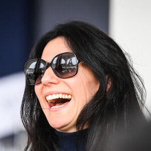Marie Drucker - Les personnalités assistent au Longines Paris Eiffel Jumping au Champ de Mars, le 26 juin 2021.