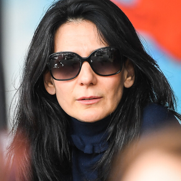 Marie Drucker - Les personnalités assistent au Longines Paris Eiffel Jumping au Champ de Mars, le 26 juin 2021.