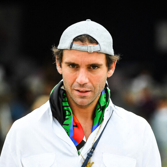 Mika  - Les personnalités assistent au Longines Paris Eiffel Jumping au Champ de Mars, le 26 juin 2021.